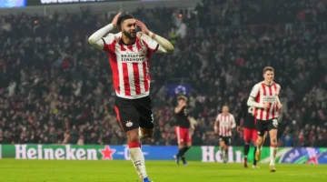 صاروخ صيباري.. لاعب آيندهوفن يسجل هدفاً تاريخياً في مرمى بايرن ميونخ بدوري الأبطال